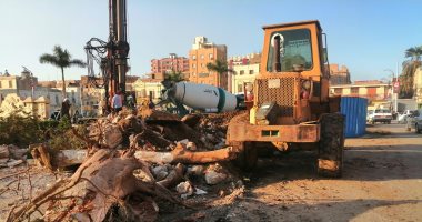 صور.. تحويلات مرورية بميدان المديرية ببنى سويف..تعرف عليها