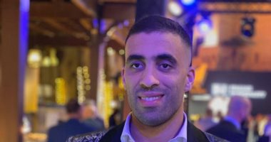 عبد الرزاق حمد الله مهاجم النصر يخطف الأنظار في حفل جلوب سوكر
