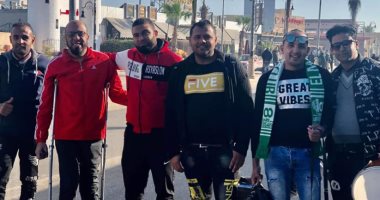 شاهد.. تجمع جماهير المصرى للسفر لحضور مباراة بيراميدز بالكونفدرالية
