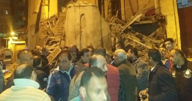 انهيار منزل قديم بدسوق فى كفر الشيخ دون وقوع إصابات.. صور