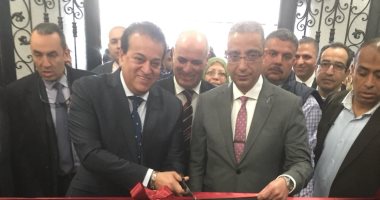وزير التعليم العالى يفتتح مستشفى الأطفال التخصصى بجامعة الفيوم