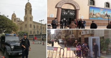 شاهد.. إجراءات تأمين الكنائس فى احتفالات الكاثوليك بعيد الميلاد المجيد (فيديو)