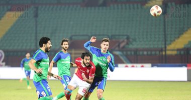 ميدو جابر ومحمد إبراهيم وعمرو مرعي في تشكيل المقاصة أمام الاهلي 