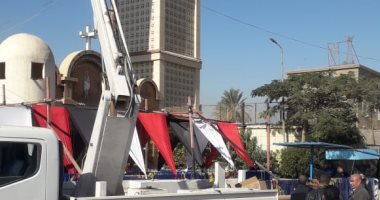 تكثيف أعمال النظافة والإنارة ورفع الإشغالات بمحيط الكنائس استعدادا لعيد الميلاد