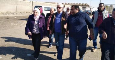 نائب محافظ القاهرة توجه بسرعة الانتهاء من إنشاء سوق التونسى الجديد