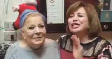 عيد ميلادهم فى يوم واحد.. شوف حوار إلهام شاهين ونادية لطفى.. فيديو وصور