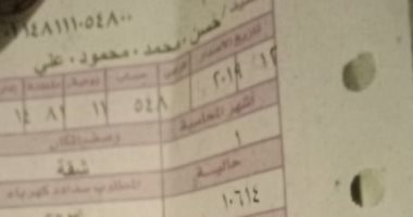 قارئ يشكو عدم حضور قارئ عداد الكهرباء بشبرا الخيمة