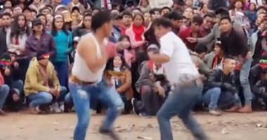مهرجان "تاكاناكى" للقتال السنوى فى بيرو من أجل عام خالٍ من الأحقاد