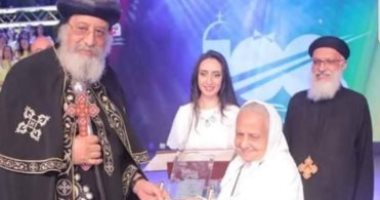 كنيسة الشهيد مارجرجس بالإسكندرية تقيم قداس الأربعين لتاسونى أنجيل