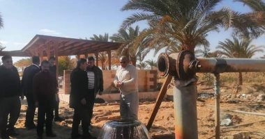 صور محافظ الوادى الجديد يتفقد مشروع استثمار زراعي بمنطقة سهل بركة على مساحة ٢٥ ألف فدان