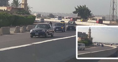 اعرف الطرق المغلقة وأنت رايح شغلك.. إغلاق جزئى لطريق الواحات بسبب أعمال تطوير لمدة 30 يوما.. وإنشاء محور ترعة الزمر لربط شمال وجنوب الجيزة يستغرق عاما.. وتجهيز كاميرات مراقبة بمحيط الإنشاءات لمنع التكدس والزحام