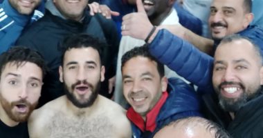 شاهد..احتفالات لاعبى الطلائع بالفوز على وادى دجلة بثلاثية 
