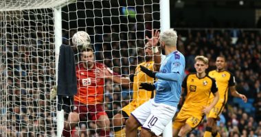 مانشستر سيتي يتقدم على بورت فايل 2-1 في الشوط الأول من كاس الاتحاد الانجليزي
