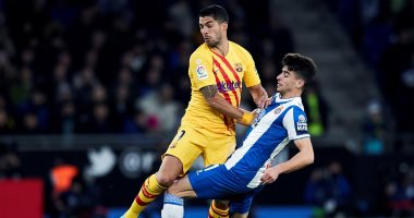 إسبانيول يتعادل ضد برشلونة في وقت قاتل 2-2.. فيديو