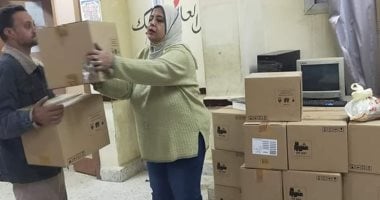 صور.. وصول أجهزة التابلت ودخولها على منصة التعلم لطلاب أولى ثانوى