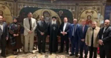 إجراءات أمنية مشددة لتأمين كنائس الغربية ومطران طنطا يستقبل المهنئين بالعيد