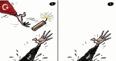 كاريكاتير صحيفة سعودية.. تركيا "تمثل" بمساعد ليبيا لغزوها