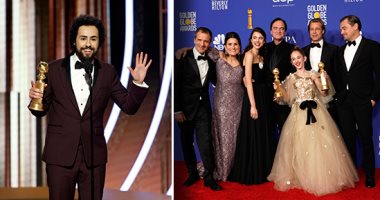 حفل توزيع جوائز الجولدن جلوب.. رامى يوسف يرفع اسم مصر كأفضل ممثل فى مسلسل عالمى.. النجم يتسلم الجائزة على أنغام موسيقى هانى شنودة معلقا: "الله أكبر".. خواكين فينيكس يحصد الأفضل عن "الجوكر".. و"1917" أفضل فيلم