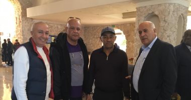 وزير الرياضة الفلسطينى ومدير الأولمبية المصرية فى ضيافة الكاف