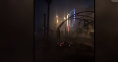 ميليشيات الحشد تطلق النار على المتظاهرين فى ساحة الحبوبى بالناصرية وتحرق خيامهم