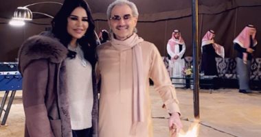 تفاصيل لقاء الأمير الوليد بن طلال والفنانة أحلام