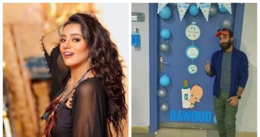نبيل مكاوى وسمية درويش يرزقان بطفلهما الأول "داوود"