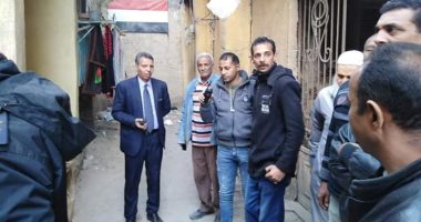 إزالة مخالفات بناء ورفع إعلانات مخالفة وإصلاح ماسورة بالسيدة زينب