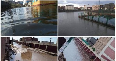 غرق قرية الربع بمياه الأمطار والصرف الصحى.. شكوى الأهالى من كفر الشيخ