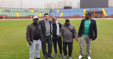 بعثة زيسكو الزامبى تزور الأهرامات بعد معاينة ملعب مواجهة الزمالك