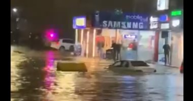 أمطار غزيرة فى مناطق متفرقة بالأردن.. فيديو وصور