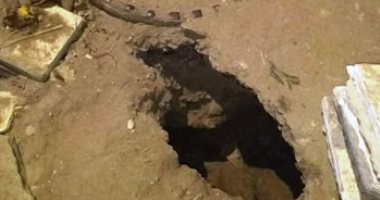 سيبها علينا.. أهالى بلبيس يشكون هبوط أرضى بجوار بلاعة صرف صحى