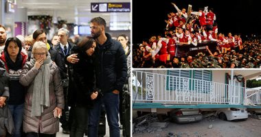 صور.. العالم هذا الصباح.. الحزن والبكاء يخيمان على أهالى ضحايا الطائرة الأوكرانية.. الفلبينيين يخرجون فى موكب دينى لتقبيل تمثال "الناصرى الأسود".. سكان جزيرة بورتوريكو يتركون منازلهم ويعيشون فى مخيمات الإيواء