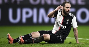 هيجواين يتعرض للإصابة فى تدريبات يوفنتوس قبل موقعة ميلان بالكأس