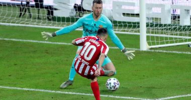 برشلونة ضد أتلتيكو مدريد.. كوريا يقتل البارسا بالهدف الثالث فى الدقيقة 86
