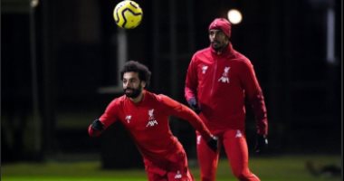 صور.. محمد صلاح يستعد لمبارة توتنهام المقبلة