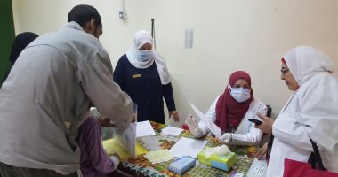 صور.. صحة القليوبية: الكشف على 1116 مريضا بقافلة طبية فى "الجعافرة"
