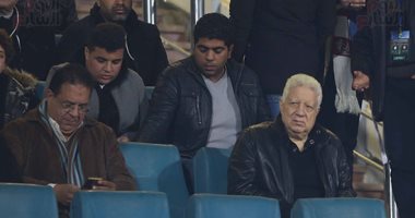 سوبر كورة.. "العب ياض".. شاهد صرخة مرتضى منصور فى مدرجات السلام