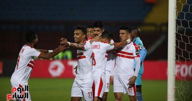 أشرف بن شرقي يتقدم للزمالك بالهدف الأول في الدقيقة الرابعة أمام زيسكو
