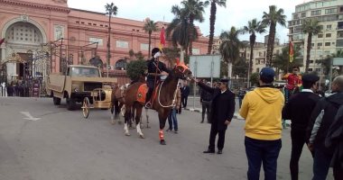 تحت الاختبار..بروفة أعمال نقل 22 مومياء من المتحف المصري بالتحرير لـ الحضارة