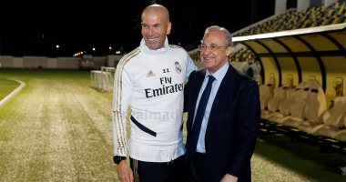الريال ضد أتلتيكو مدريد.. بيريز يزور تدريبات الملكي الأخيرة قبل نهائي السوبر