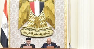 الجلسة العامة للبرلمان المصرى بحضور رئيس مجلس النواب الليبى عقيلة صالح