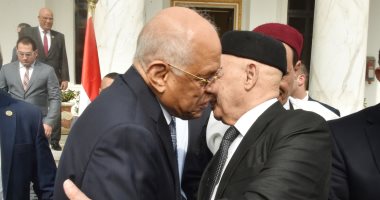 فيديو وصور.. على عبد العال يستقبل رئيس النواب الليبى لدى وصوله مقر البرلمان المصرى