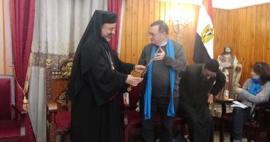 بطريرك الكاثوليك يستقبل وفدا فرنسيًا يزور مسار العائلة المقدسة