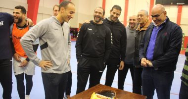 شاهد احتفال منتخب اليد بعيد ميلاد باروندو فى الاستعدادات الأخيرة لأمم أفريقيا