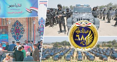 فى عيدها الـ68.. الداخلية تطبق شعار "أفعال لا أقوال".. الضربات الاستباقية للأمن الوطنى تهزم الإرهاب.. والأمن العام يفكك البؤر الإجرامية.. تحريز أطنان مخدرات وأسلحة.. وضبط قضايا رشوة واختلاس بمليارات الجنيهات