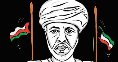 كاريكاتير صحيفة كويتية.. الحزن يخيم على الكويت وعمان بعد فراق السلطان قابوس