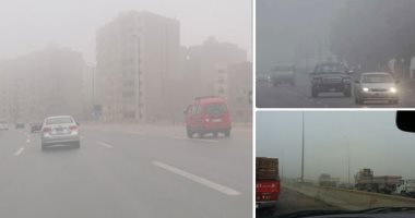 إغلاق طريق مصر السويس الصحراوى بسبب وجود شبورة كثيفة منعا للحوادث