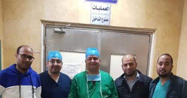 مستشفى قنا الجامعى ينجح فى إجراء عملية كى للعصب السيمبثاوى لمريضة