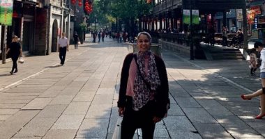 برة الملعب.. ضحى هانى نجمة الريشة الطائرة: كان نفسى أكون مغنية وبحب عمرو دياب