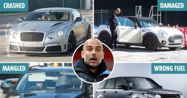 فاشل فى السواقة.. جوارديولا حطم 4 سيارات منذ توليه تدريب مانشستر سيتى